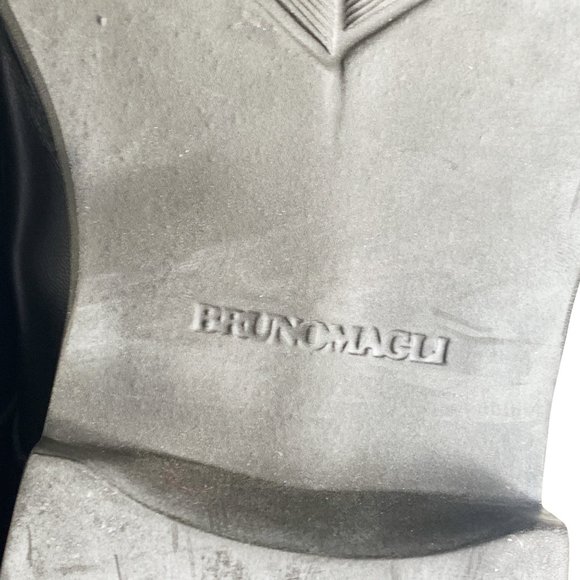 Bruno Magli Raging Italian Leather Loafer Slip On Shoes Elastic Size 8.5 main image 9